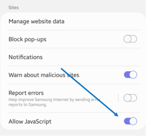 You need to enable JAVASCRIPT to Run this app.. Как в телефоне включить javascript андроид