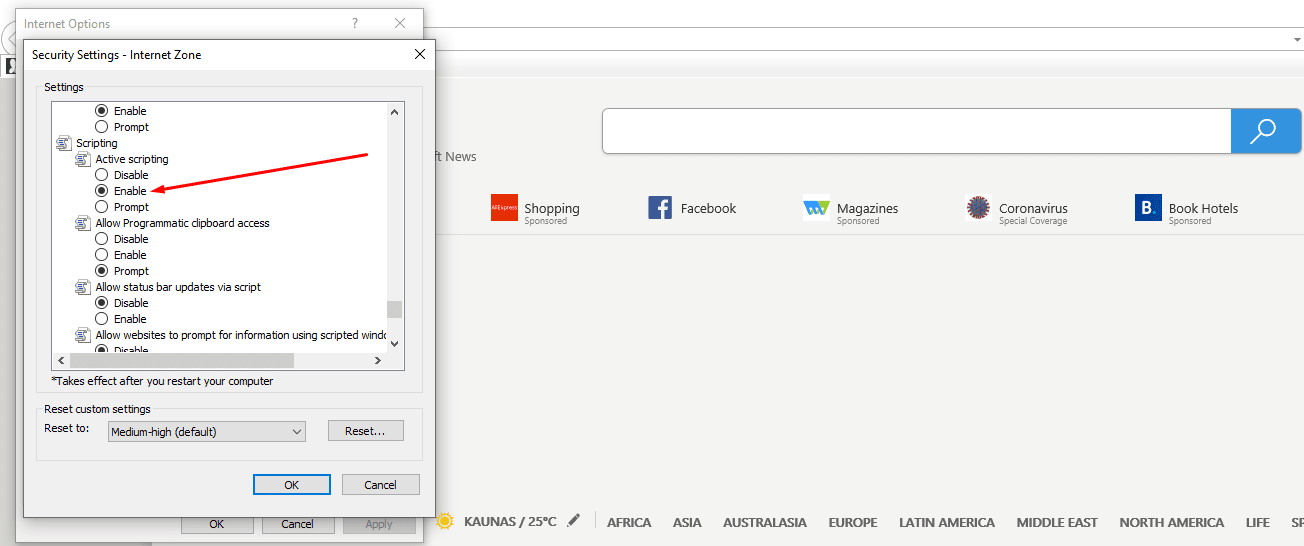 Javascript как включить в браузере телефона